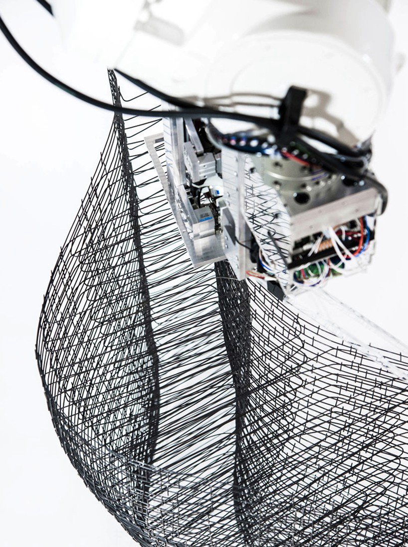 取代原有钢筋架 3D打印复杂金属网格结构用于混凝土构件