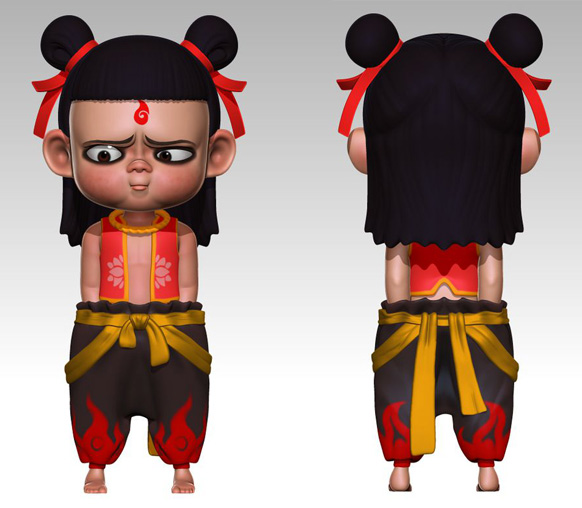 哪吒手办3D打印