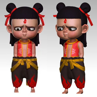 哪吒手办3D打印3