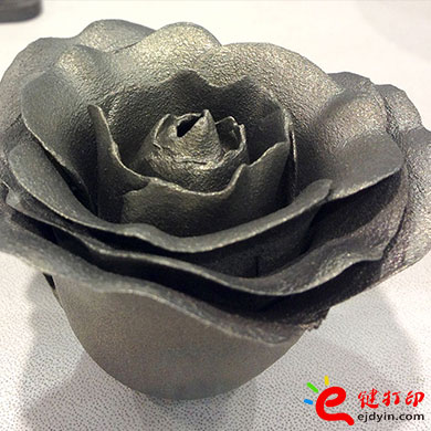 3D打印金属花朵工艺品3