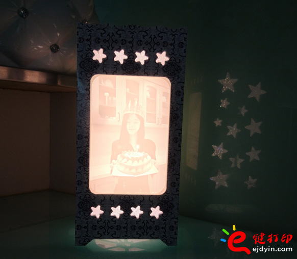 3D打印浮雕台灯